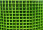 قفص الدجاج BWG18 شبكة سلكية ملحومة مغلفة بالبلاستيك الأخضر