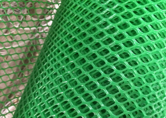 شقة 10x10mm Apeture Green Plastic Mesh Netting Hdpe لصيد الأسماك